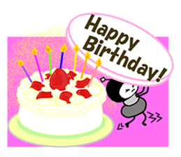 The ant which likes pears sticker #4125188