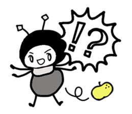 The ant which likes pears sticker #4125198