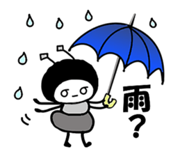 The ant which likes pears sticker #4125202