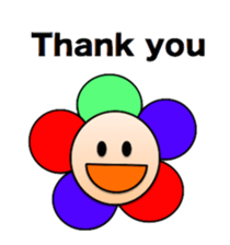 Colorful Flowers1 sticker #4125290