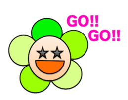 Colorful Flowers1 sticker #4125296