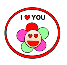 Colorful Flowers1 sticker #4125298