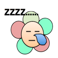 Colorful Flowers1 sticker #4125301