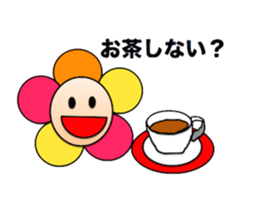 Colorful Flowers1 sticker #4125309