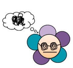 Colorful Flowers1 sticker #4125313