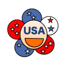 Colorful Flowers1 sticker #4125315