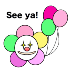 Colorful Flowers1 sticker #4125319