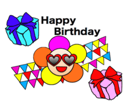 Colorful Flowers1 sticker #4125320