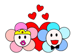 Colorful Flowers1 sticker #4125324