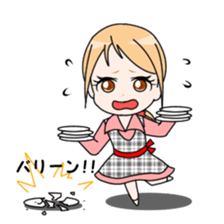 Family restaurant clerk Karin sticker #4125456