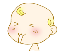 Octopus and a baby sticker #4125569