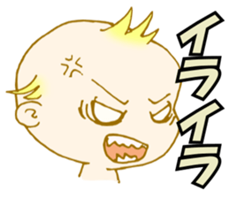 Octopus and a baby sticker #4125579