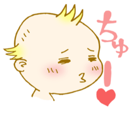 Octopus and a baby sticker #4125581