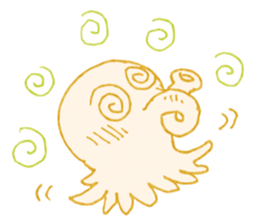 Octopus and a baby sticker #4125584