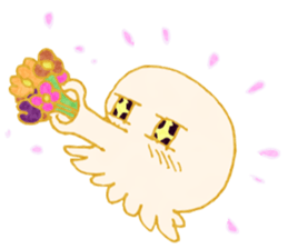 Octopus and a baby sticker #4125587