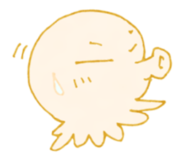 Octopus and a baby sticker #4125589