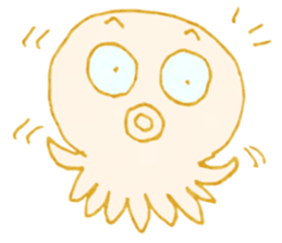 Octopus and a baby sticker #4125590