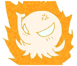 Octopus and a baby sticker #4125594