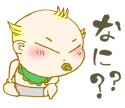 Octopus and a baby sticker #4125598