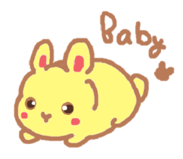 rabbit''rabi'' sticker #4126276