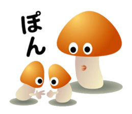Acorns & Mushrooms Donquino sticker #4126391