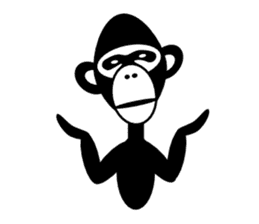 Rare chimpanzee 4th sticker #4127250