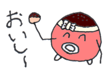 Japanese Octopus Dumplings TAKOYAKI sticker #4127619