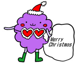 Grape candy "Bu~u" sticker #4128056