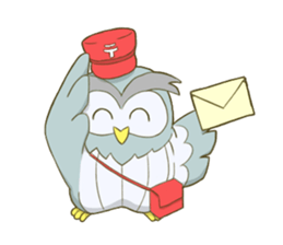 Owl and child owl sticker #4128174