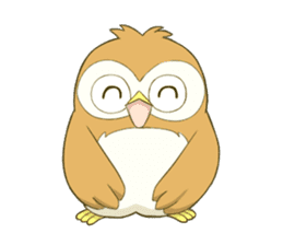 Owl and child owl sticker #4128175