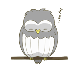 Owl and child owl sticker #4128180