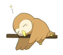 Owl and child owl sticker #4128184