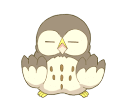 Owl and child owl sticker #4128188