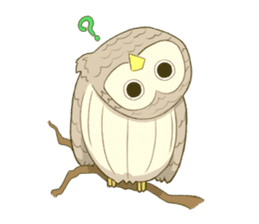Owl and child owl sticker #4128190