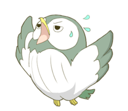 Owl and child owl sticker #4128191