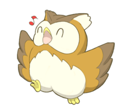 Owl and child owl sticker #4128201