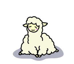 Fluffy... alpaca sticker #4128315