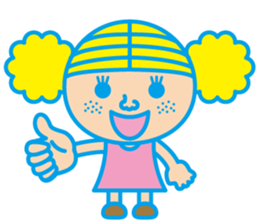 pretty girl Emily-chan sticker #4128489