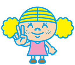 pretty girl Emily-chan sticker #4128490