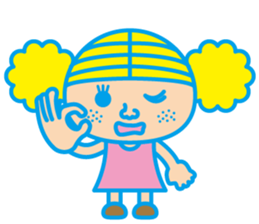 pretty girl Emily-chan sticker #4128491