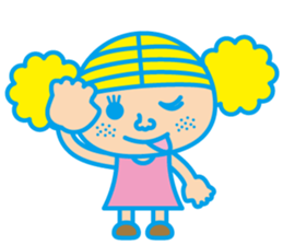 pretty girl Emily-chan sticker #4128493