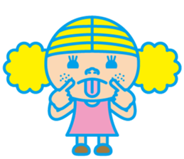 pretty girl Emily-chan sticker #4128494