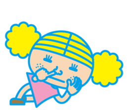 pretty girl Emily-chan sticker #4128497