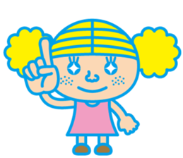 pretty girl Emily-chan sticker #4128499