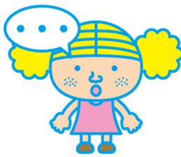 pretty girl Emily-chan sticker #4128506