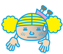 pretty girl Emily-chan sticker #4128508