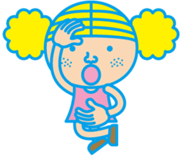 pretty girl Emily-chan sticker #4128514