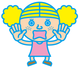 pretty girl Emily-chan sticker #4128516