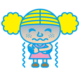 pretty girl Emily-chan sticker #4128520