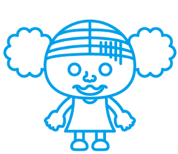 pretty girl Emily-chan sticker #4128521